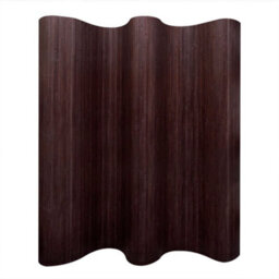 Vidaxl Room Divider Bamboo Dark Brown 250X165 Cm Room Dividers