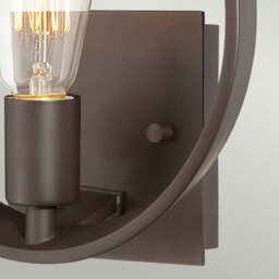 Luminosa Lighting Elstead Theater Row 1 Light Indoor Wall Light Western Bronze, E27 - thumbnail 5