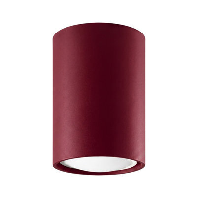 Sollux Lighting Lagos Steel Burgundy 1 Lights Modern Ceiling Lamps - image 1