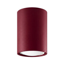 Sollux Lighting Lagos Steel Burgundy 1 Lights Modern Ceiling Lamps