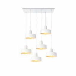 Luminosa Lighting Luminosa Velyo Cluster Pendant Ceiling Light White 6X E27 - thumbnail 2