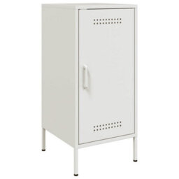Berkfield Sideboards 2 Pcs White 36X39X79 Cm Steel - thumbnail 6