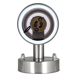 Luceco Azurar Up/down Ip44 Gu10 Wall Light Stainless Steel - thumbnail 9