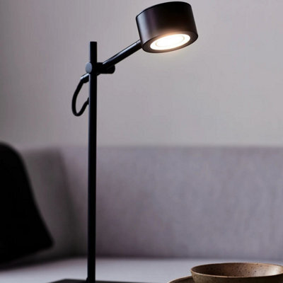 Nordlux Clyde Metal Table Lamp 3-Level Dimming Black,mains Led - image 1
