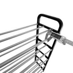 Amos Metal 5-Tier Shoe Rack Organiser - Black & Silver - thumbnail 5