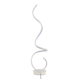 Living And Home Contemporary Led Spiral Floor Lamp Floor Light In White Light Height 131Cm - thumbnail 4