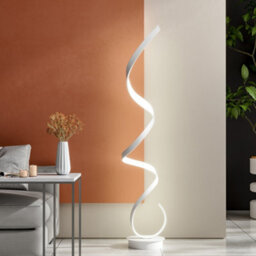 Living And Home Contemporary Led Spiral Floor Lamp Floor Light In White Light Height 131Cm - thumbnail 2