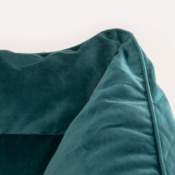 icon Cecilia Bean Bag Sofa Teal Green Giant Velvet Bean Bag Chair - thumbnail 4