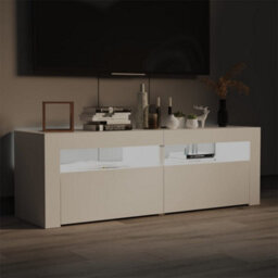 Vidaxl Tv Cabinet With Led Lights White 120X35X40 Cm - thumbnail 5