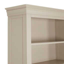 The Furniture Market Wilmslow Dove Grey Painted Tall Large Bookcase - thumbnail 6