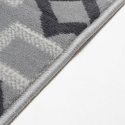 Bravich Hard Wearing Hessian Backed Stair Runner Kitchen Mat - Texas Geometric Gold, Grey & White - 60X150Cm (2'x5') - thumbnail 9