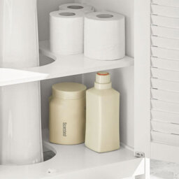 Sobuy Frg237-Ii-W, Under Sink Bathroom Cabinet With Adjustable Shelves, Mdf Bathroom Storage Unit,white,w60Xd35Xh58 - thumbnail 8