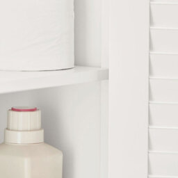 Sobuy Frg237-Ii-W, Under Sink Bathroom Cabinet With Adjustable Shelves, Mdf Bathroom Storage Unit,white,w60Xd35Xh58 - thumbnail 5