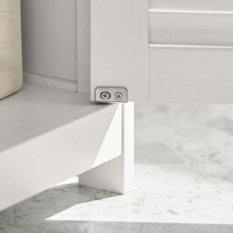 Sobuy Frg237-Ii-W, Under Sink Bathroom Cabinet With Adjustable Shelves, Mdf Bathroom Storage Unit,white,w60Xd35Xh58 - thumbnail 6