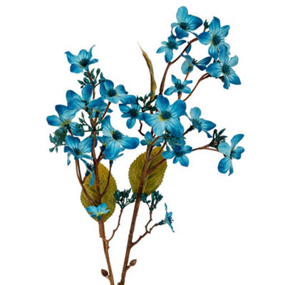 Hill Interiors Vernicia Fordii Artificial Flower Spray Blue (One Size) - image 1