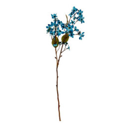 Hill Interiors Vernicia Fordii Artificial Flower Spray Blue (One Size) - thumbnail 2