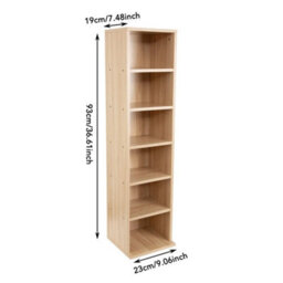 Wooden Cd / Dvd Media Storage Display Rack Freestanding Case - thumbnail 7