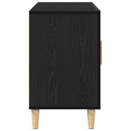 Berkfield Sideboard Black Oak 100X36X60 Cm Engineered Wood - thumbnail 7