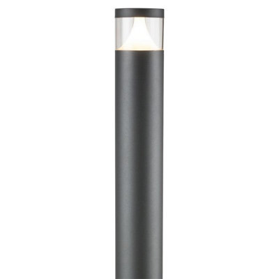 Knightsbridge Gdl3 Outdoor Ip54 1100mm Garden Post Light/ Bollard Light In A Black Finish