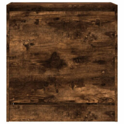 Berkfield Shoe Cabinet Smoked Oak 60X34X63.5 Cm Engineered Wood - thumbnail 5