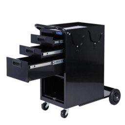 Sgs Welding Cart 3 Drawer Mobile Cabinet Tough Steel Rack For Gas Handle & Hooks - thumbnail 2