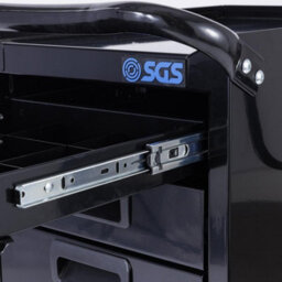 Sgs Welding Cart 3 Drawer Mobile Cabinet Tough Steel Rack For Gas Handle & Hooks - thumbnail 5