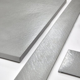 Homestylestore 1100 X 700mm Light Grey Textured Slate Effect Rectangular Shower Tray With Fast Flow Waste And Recessed Riser Kit - thumbnail 3