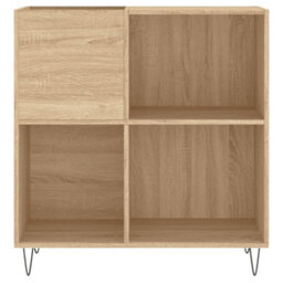 Walplus Record Cabinet Sonoma Oak 84.5X38X89 Cm Engineered Wood - thumbnail 4