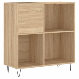 Walplus Record Cabinet Sonoma Oak 84.5X38X89 Cm Engineered Wood - thumbnail 2