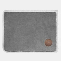 OHS Sherpa Bind Pet Bed Dog Puppy Comfy Mat Cushion Washable Fleece, Grey - Large - thumbnail 8