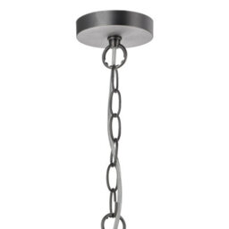 DAR Tack Pendant Industrial Nickel And Textured Glass - thumbnail 2