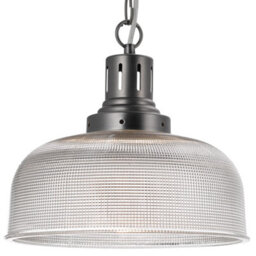 DAR Tack Pendant Industrial Nickel And Textured Glass - thumbnail 3
