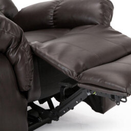 More4Homes Seattle Electric Automatic Recliner Armchair Sofa Home Lounge Bonded Leather Chair (Brown) - thumbnail 6