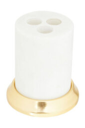 Orsina White Marble Toothbrush Holder - thumbnail 2