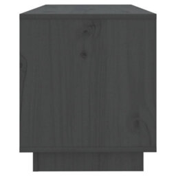 Berkfield Tv Cabinet Grey 74X34X40 Cm Solid Wood Pine - thumbnail 5