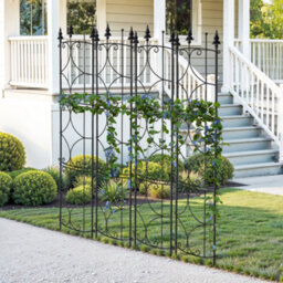 Garden Sanctuary Decorative Garden Trellis For Vines Flowers And Outdoor Elegance 32Cm(W) X 187Cm(H) 2Pcs - thumbnail 3