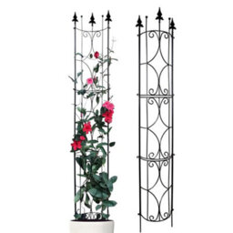 Garden Sanctuary Decorative Garden Trellis For Vines Flowers And Outdoor Elegance 32Cm(W) X 187Cm(H) 2Pcs - thumbnail 2