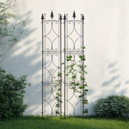 Garden Sanctuary Decorative Garden Trellis For Vines Flowers And Outdoor Elegance 32Cm(W) X 187Cm(H) 2Pcs - thumbnail 1