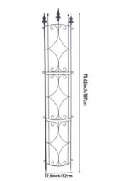 Garden Sanctuary Decorative Garden Trellis For Vines Flowers And Outdoor Elegance 32Cm(W) X 187Cm(H) 2Pcs - thumbnail 6