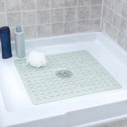 Ameha Bath Mat Non Slip - Crystal Shower Mat With 200 Strong Suction Cups Grip And Drain Holes - Soft Bathroom Mats (53X53Cm) - thumbnail 5