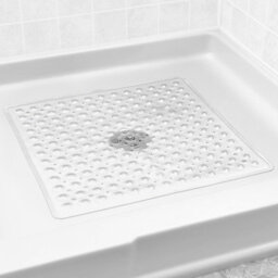 Ameha Bath Mat Non Slip - Crystal Shower Mat With 200 Strong Suction Cups Grip And Drain Holes - Soft Bathroom Mats (53X53Cm) - thumbnail 9