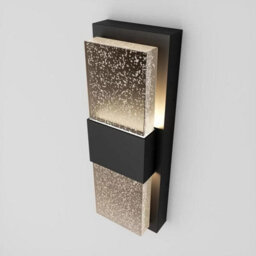 Xample Artika Mazza Bubble Led Wall Light, Matte Black Outdoor/indoor Sconce With Bubbled Glass, 500 Lumens, Weatherproof, 12W - thumbnail 6