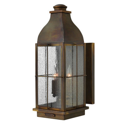 Elegant Outdoor Ip44 3-Bulb Sienna Wall Light With Led E14 Fittings