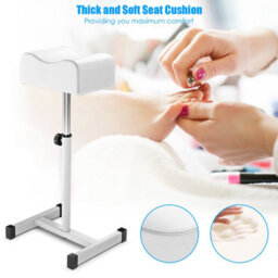 Costway Pedicure Manicure Footrest Adjustable Seat Height Nail Foot Stand W/ Soft Cushion - thumbnail 6