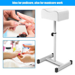 Costway Pedicure Manicure Footrest Adjustable Seat Height Nail Foot Stand W/ Soft Cushion - thumbnail 8