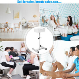Costway Pedicure Manicure Footrest Adjustable Seat Height Nail Foot Stand W/ Soft Cushion - thumbnail 3