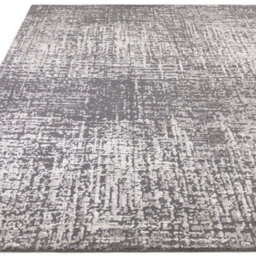 Charcoal Abstract Modern Easy To Clean Dining Room Bedroom And Living Room Rug-120Cm X 170Cm - thumbnail 4
