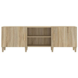 Berkfield Classic Tv Cabinet Sonoma Oak 150X30X50 Cm Engineered Wood - thumbnail 5