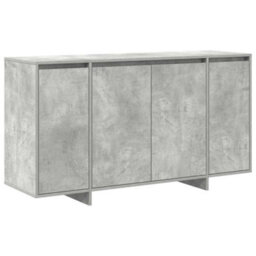 Vidaxl Sideboard Concrete Grey 135 X 41 X 75 Cm Engineered Wood - thumbnail 2