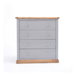 Cabinet Bits Biccari 4 Drawer Chest Of Drawers Chrome Knob - thumbnail 2